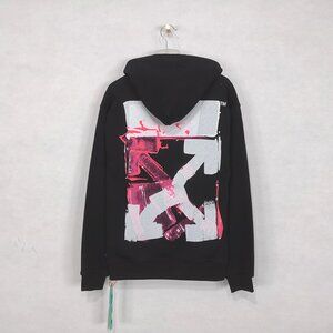 Off-White Black Hooded Sweatshirt
